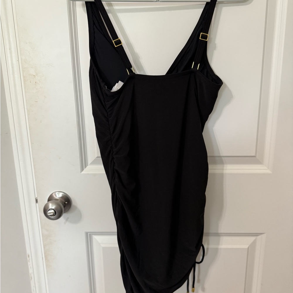 Beyond Control Tummy control‎ black one piece swimsuit adjustable dress NEW - Picture 5 of 7